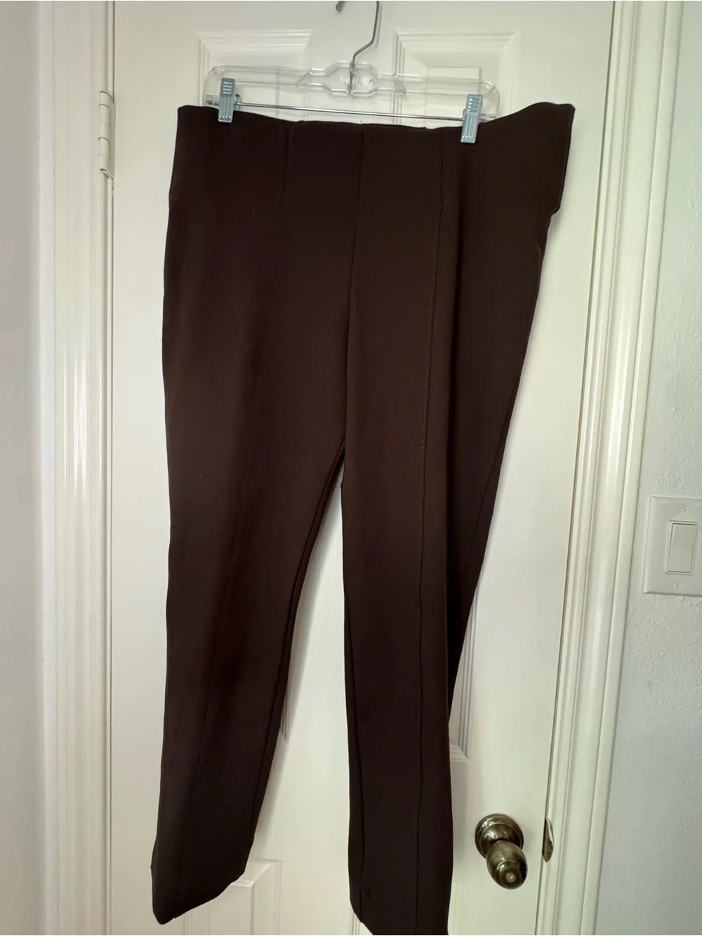 Slim Factor by Investments Stretch Ponte Knit Pull-On Pants